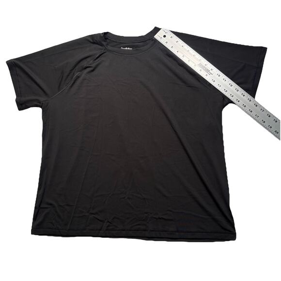 Goodfellow Mens T-Shirt 2XL Black Performance Tech Stretch Short Sleeve Tee *303 - Picture 4 of 8